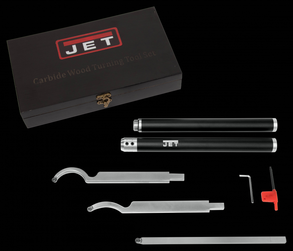 JET WT Carbide Hollowing Chisels 5PC Set