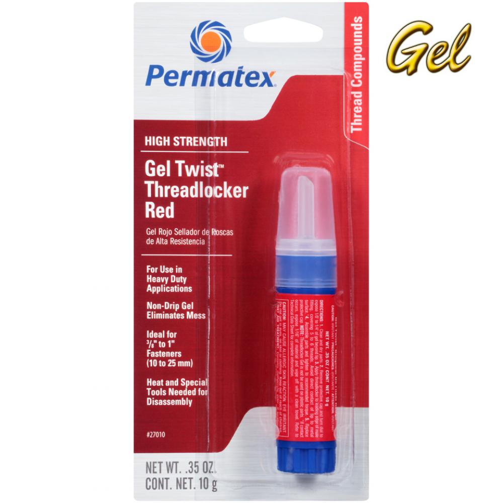 Red Gel Twist Threadlocker