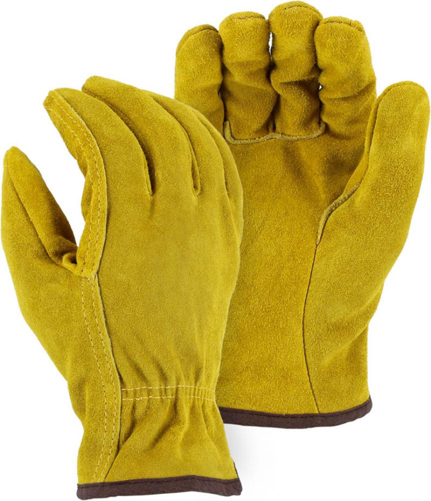 Winter Lined Split Cowhide Drivers Glove