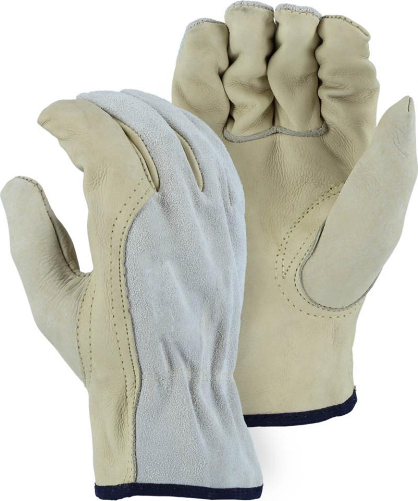 Combination Cowhide Drivers Glove