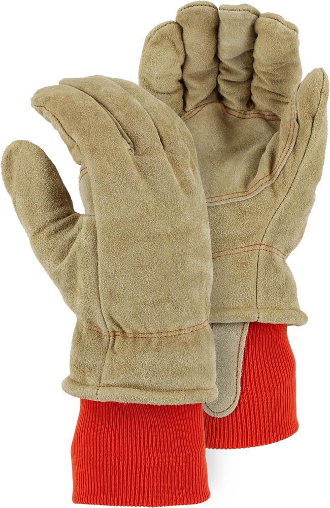 Winter Lined Leather Freezer Glove w/ Thick Insulation