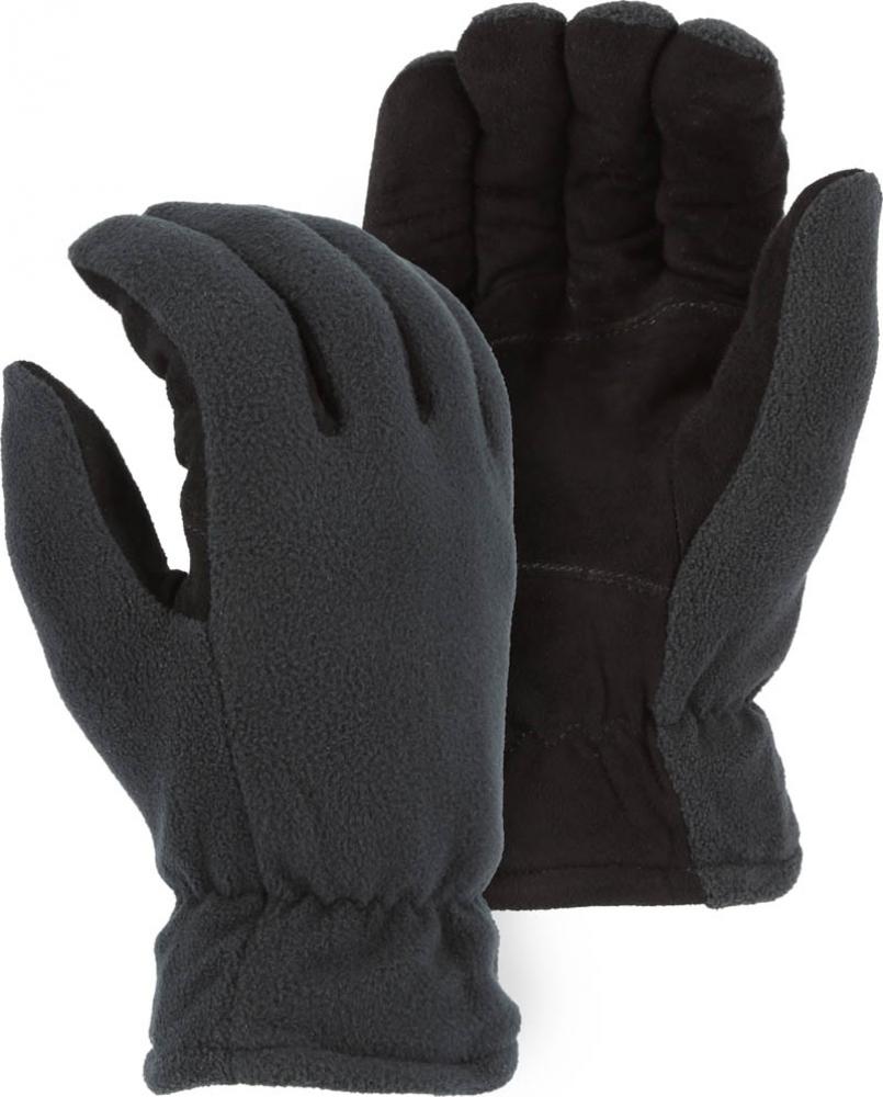 Winter Lined Deerskin Drivers Glove With Fleece Back