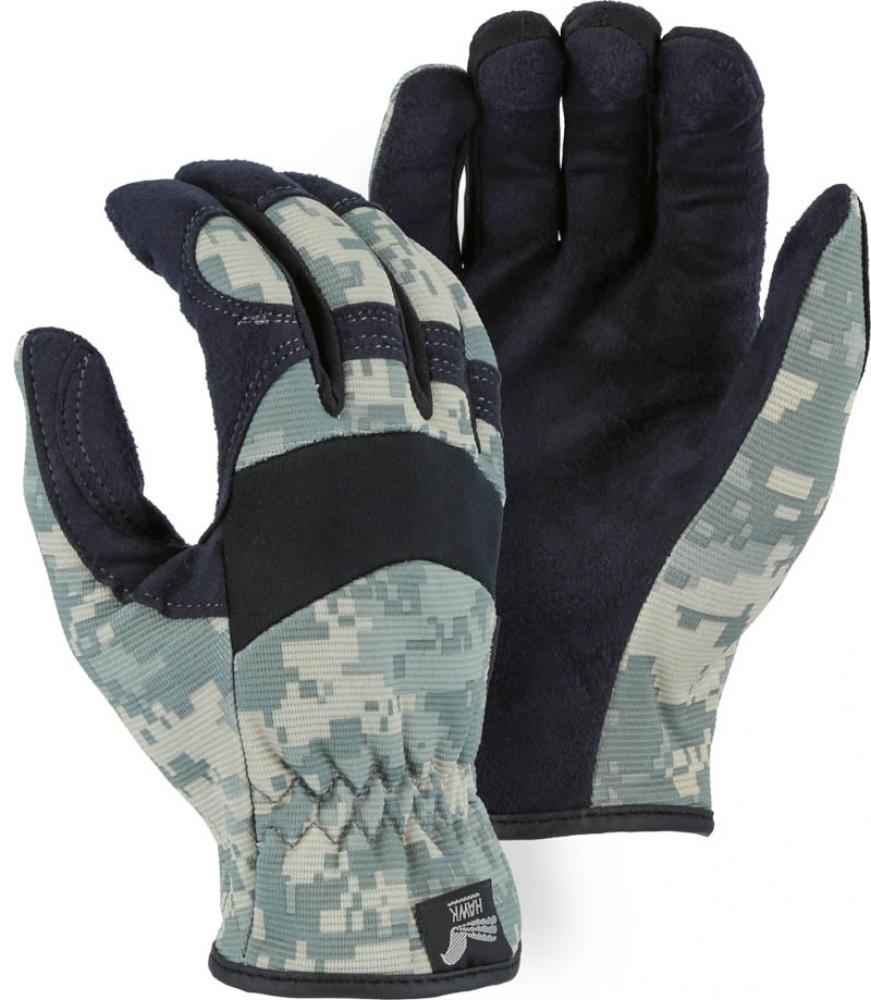 Mechanics Glove with Digital Camo Knit Back