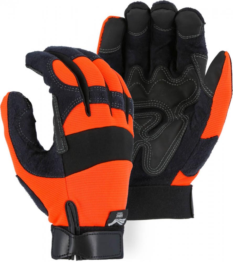 Mechanics Glove with PVC Double Palm