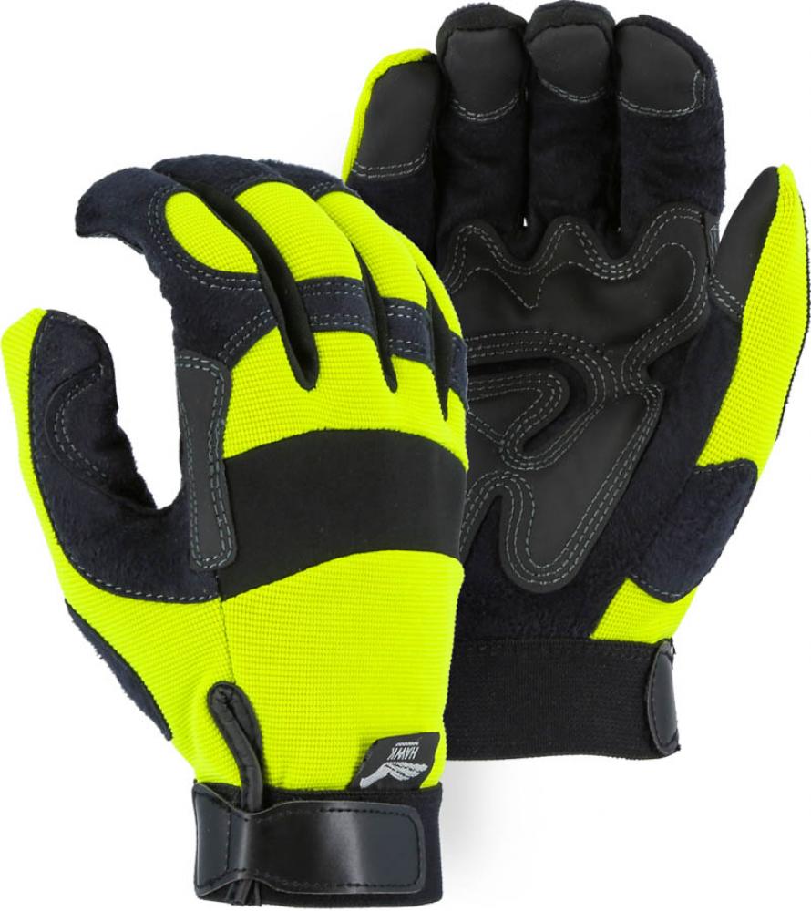 Mechanics Glove with PVC Double Palm