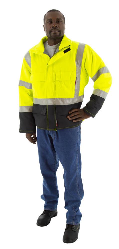 BlazeTEXÂ® Flame Resistant High Visibility Insulated Field Coat