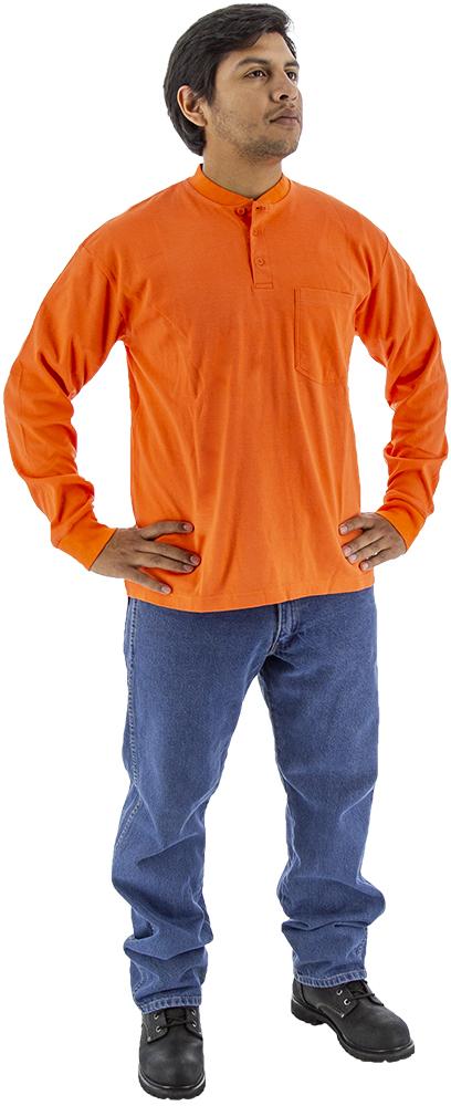 BlazeTEXÂ® FR Knit Henley Long Sleeve Shirt