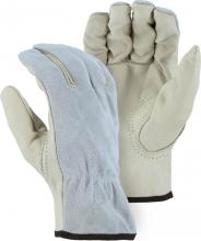 Majestic Glove 1533GS/ 7 - Goatskin Pam and Split Cowhide Back Drivers Glove