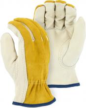 Majestic Glove 1535/ 7 - Winter Lined Cowhide Palm Drivers Glove