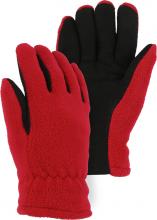 Majestic Glove 1666/ 3 - Winter Lined Deerskin Drivers Glove With Fleece Back