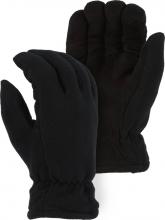 Majestic Glove 1668/ 3 - Winter Lined Fleece & Split Deerskin Glove