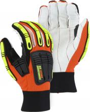 Majestic Glove 21262HO/ 8 - Knucklehead Driller Mechanics Glove w Cotton Palm