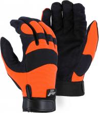 Majestic Glove 2137HO/ 7 - Armor Skinâ„¢ Mechanics Glove with Hi-Viz Knit Back