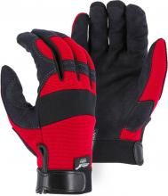 Majestic Glove 2137R/ 7 - Armor Skinâ„¢ Mechanics Glove with Knit Back