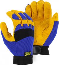 Majestic Glove 2154/ 7 - Mechanics Glove with Grain Cowhide Palm