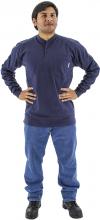 Majestic Glove 95640N/L - BlazeTEXÂ® FR Knit Henley Long Sleeve Shirt