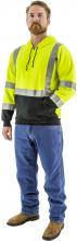 Majestic Glove 95658Y/L - BlazeTEXÂ® FR High Visibility Pullover Sweatshirt, ANSI 3, R